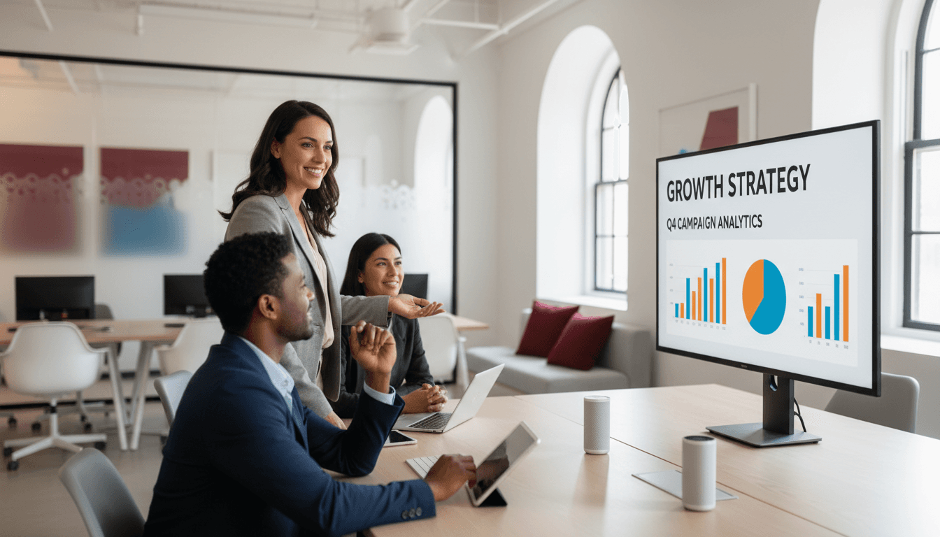 Digital marketing dashboard and collaborative workspace