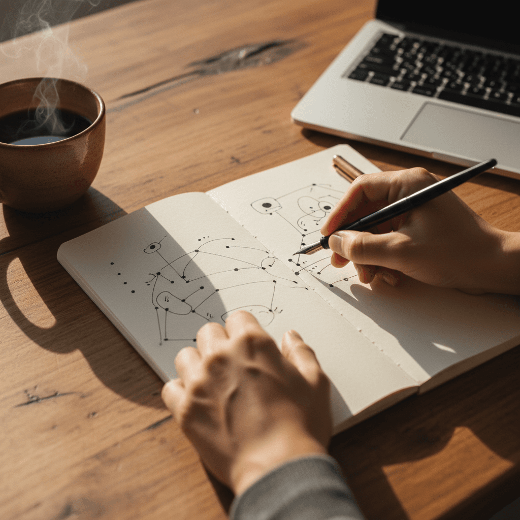 Content creation and brainstorming process