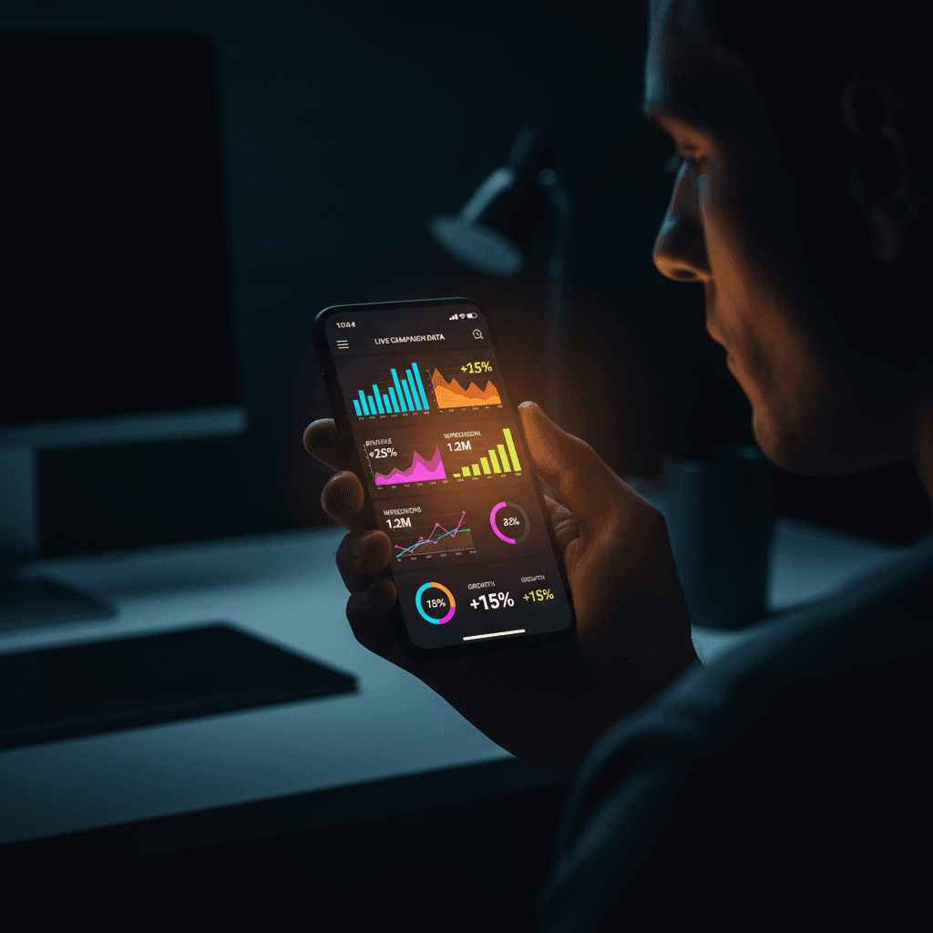 Real-time performance metrics on mobile